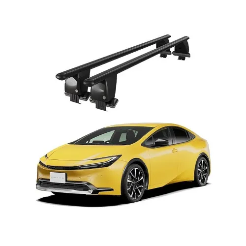 Bare transversale portbagaj auto aluminiu compatibile plafon neted Toyota Prius IV XW50 2018-> argintii sau negre Kit-101 — imaginea 2