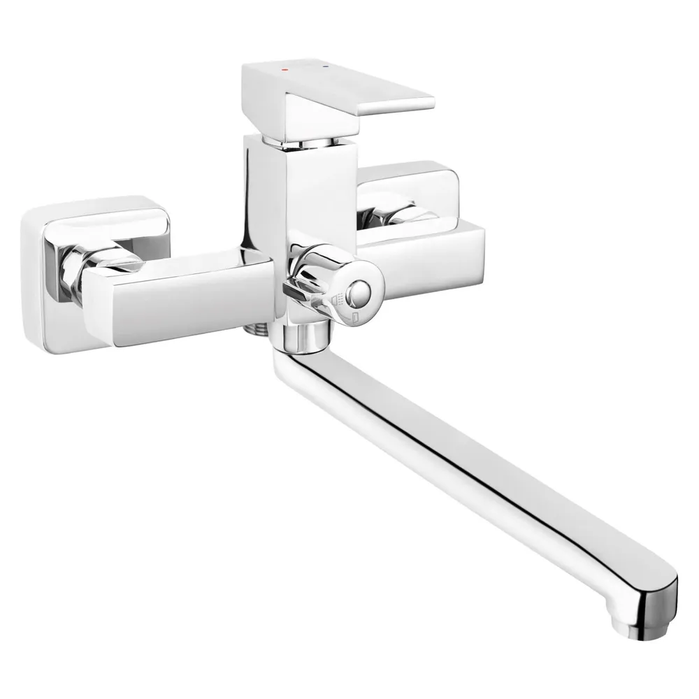 Baterie baie pentru cada/dus, Ferro Staccato BSD3A, montaj aplicat, monocomanda, finisaj cromat