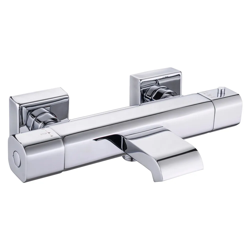 Baterie baie pentru cada/dus, Kadda YH4400, montaj aplicat, dublu comanda, cromat