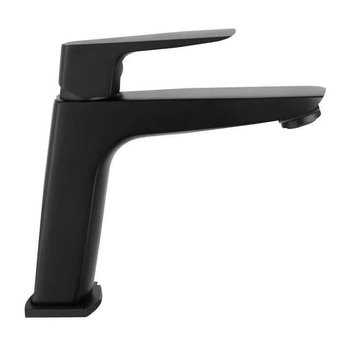 Baterie baie pentru lavoar, Ferro Lippi BLP2EABL, montaj stativ, monocomanda, finisaj negru