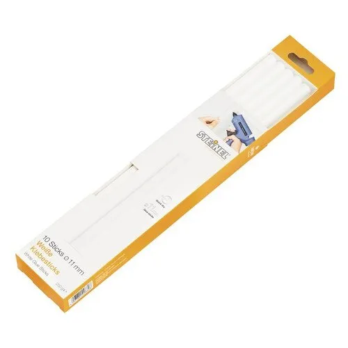 Batoane adezive la cald Steinel, albe, set 10 buc, 11x250 mm