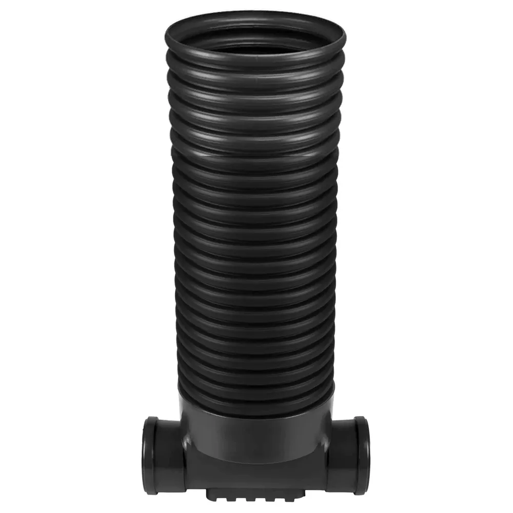 Baza camin canalizare, PP, D 315 mm, 1 intrare + 1 iesire D 160 mm, H 1200 mm, teava gofrata