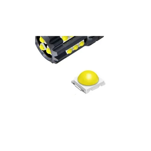 Bec auto o faza BA15S 3030 24SMD CREE CANBUS, 9V–30V, nonpolar, lumina alba 2880 lm — imaginea 4