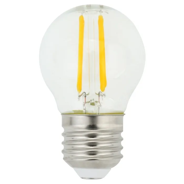 Bec LED filament Hoff mini G45 E27 4.9 W 600 lm lumina calda 2700 K