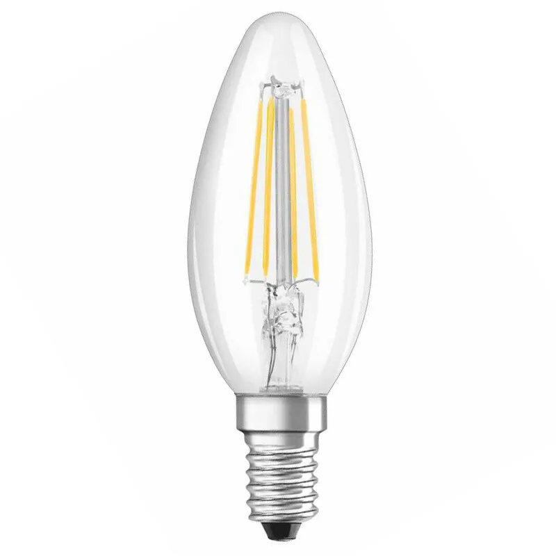 Bec LED filament Osram lumanare B40 E14 3.4 W 470 lm lumina calda