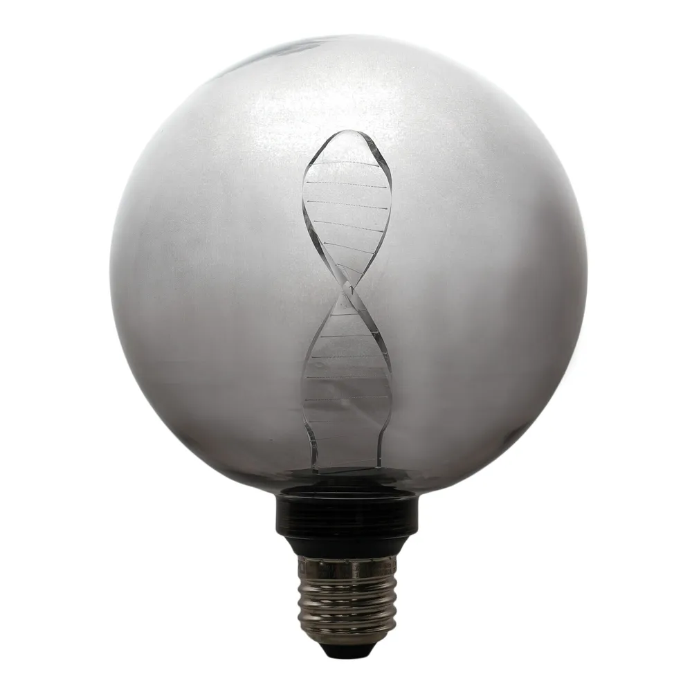 Bec LED Hepol decorativ G125 Smoke E27 3.5 W 130 lm lumina calda 1800K, dimabil