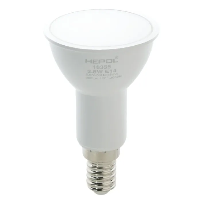 Bec LED Hepol spot R50 E14 3.5W 380lm lumina calda 3000 K