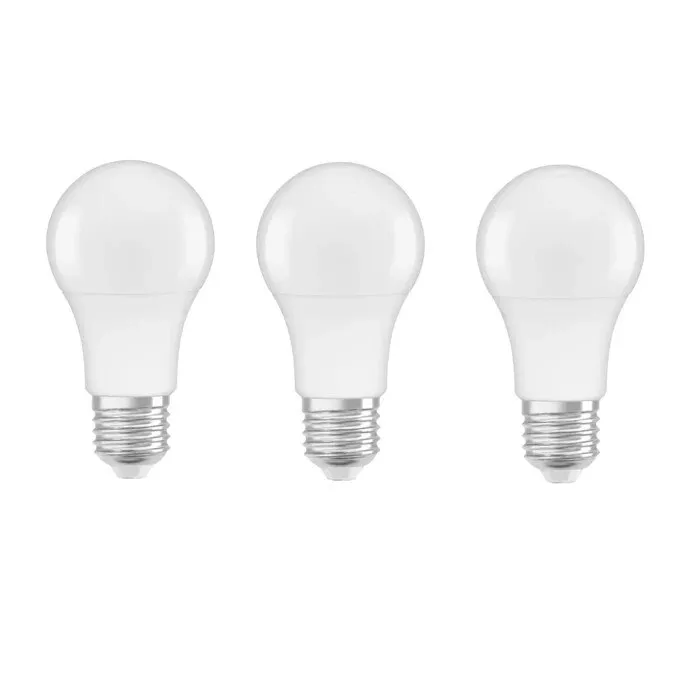 Bec LED Osram clasic A60 E27 8 W 806 lm lumina neutra 4000 K - 3 buc