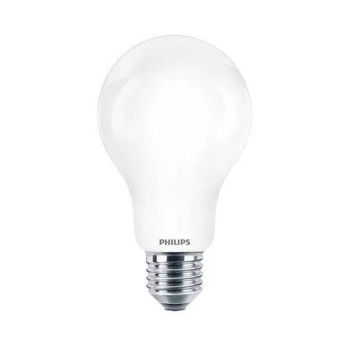 Bec LED Philips E27 17, 5W 2452 lumeni, glob mat A67, lumina rece