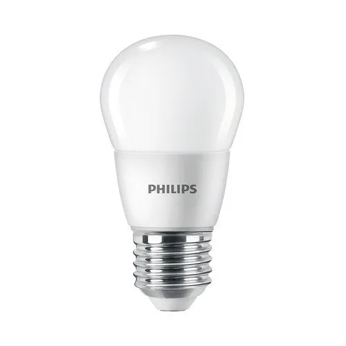 Bec LED Philips E27 7W 806 lumeni, glob mat G48, lumina calda
