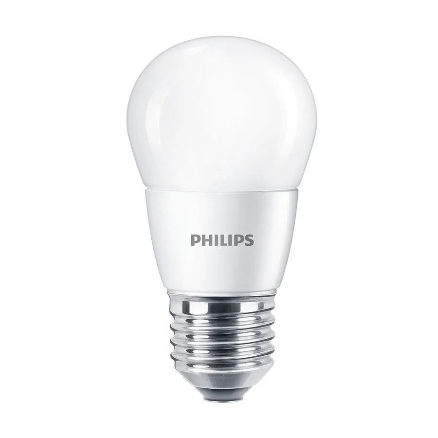 Bec LED Philips E27 7W 806 lumeni, glob mat G48, lumina neutra