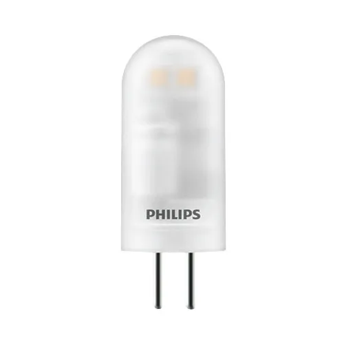 Bec LED Philips G4 1W 115 lumeni 12V, forma capsula, lumina calda