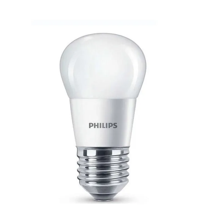 Bec LED Philips mini P45 E27 4.9 W 470 lm lumina calda 2700 K