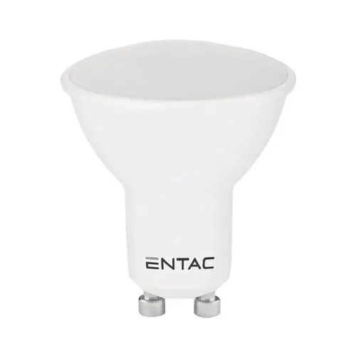 Bec LED spot Entac GU10 6, 5W 505 lumeni 220V, lumina calda