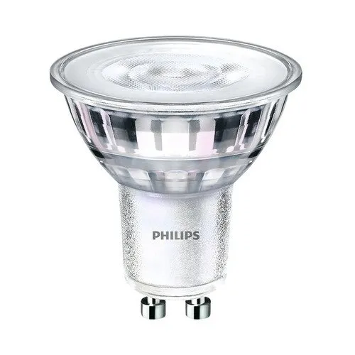 Bec LED spot Philips GU10 4, 9W 460 lumeni 230V, lumina calda