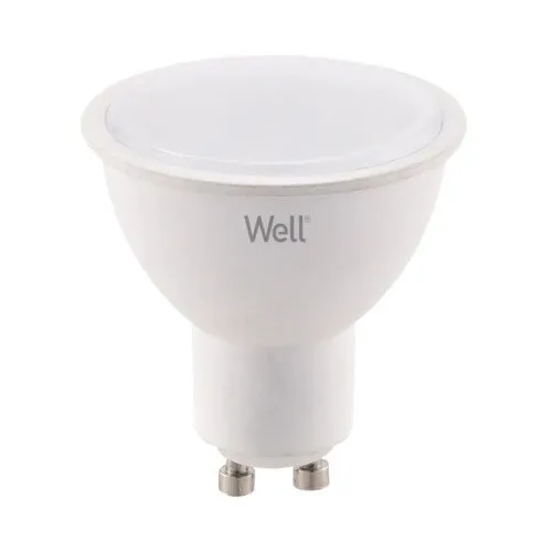 Bec LED spot Well GU10 7W 660 lumeni, lumina calda