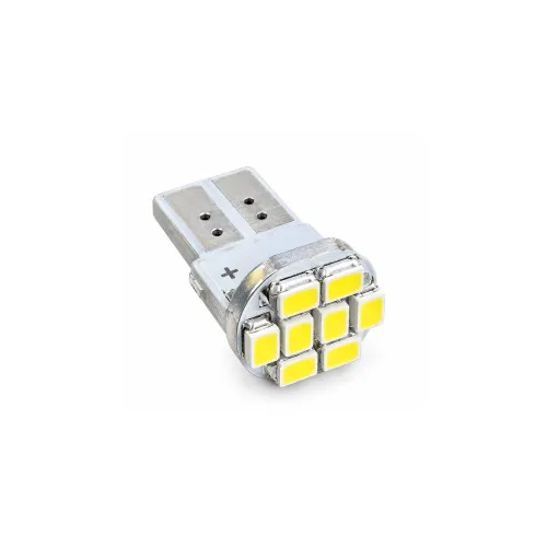 Bec LED T10 W5W 8 SMD 1206 6000K 12V lumina alba
