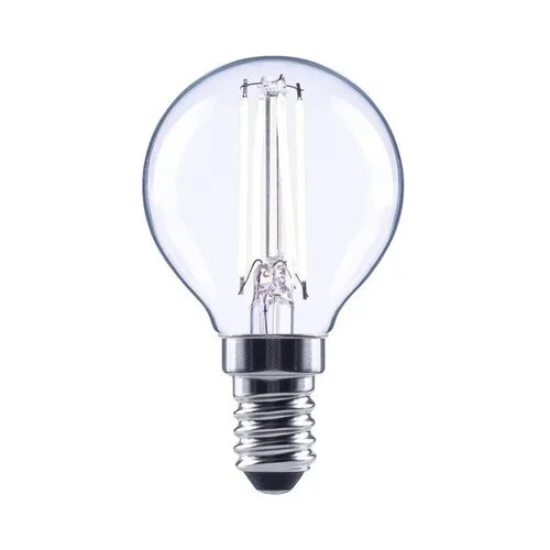 Bec LED variabil Flair E14 4W 470 lumeni, glob clar G45, lumina neutra