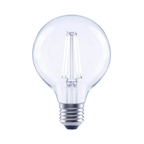 Bec LED variabil Flair E27 7W 806 lumeni, glob clar G80, lumina neutra