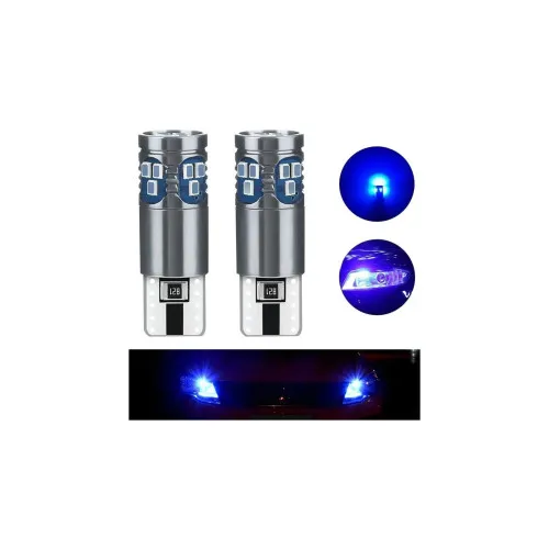 Bec T10 18SMD 2016 12V Canbus 400 lumen Lumina albastra — imaginea 3