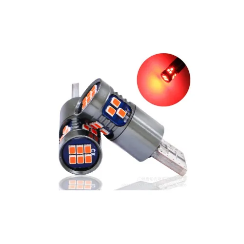 Bec T10 18SMD 2016 12V Canbus 400 lumen Lumina rosie — imaginea 3