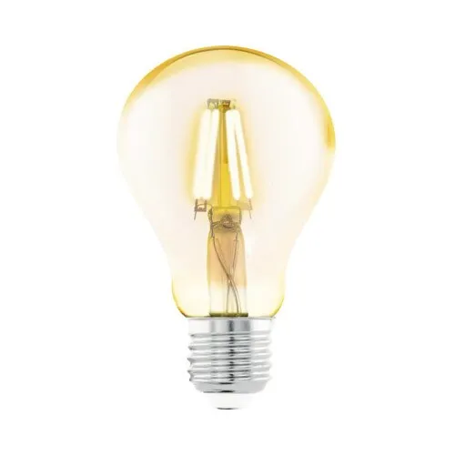 Bec vintage LED Eglo E27 4W 320 lumeni, glob A75, lumina calda