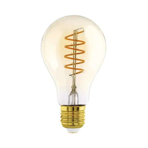 Bec vintage LED Eglo E27 8W 806 lumeni, glob para A60, lumina calda