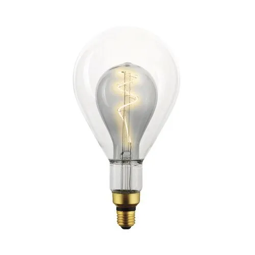 Bec vintage LED Flair E27 4W, glob PS150 clar, durata viata 15.000 h