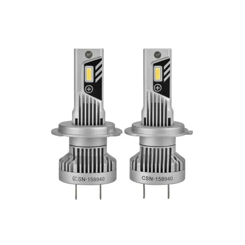 Becuri LED auto B01 H7 12V 6000K alb dimensiune apropiata de becul standard set 2 bucati