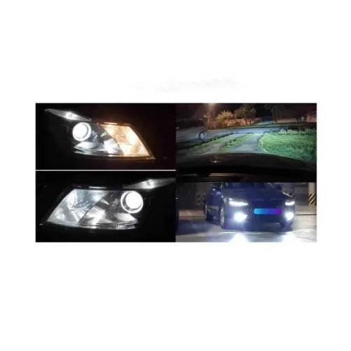 Becuri LED Canbus H11 12V 28W 9600 lm 6000K alb rece IP65 set 2 bucati — imaginea 3