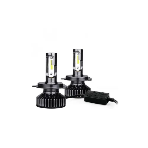Becuri LED Canbus H7 F2 12V-24V 72W 10000 lm 6000K fara ventilator set 2bucati