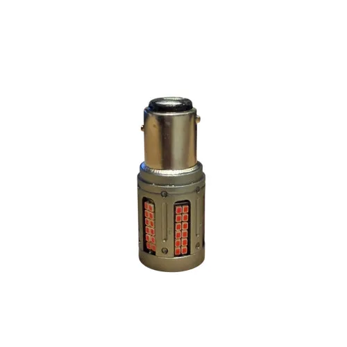 Becuri LED Canbus P21/5W 1157 BAY15d TN tip nou 2 faze 84 SMD 12V-24V 25W 1000 lm nonpolar rosu set 2 bucati — imaginea 2