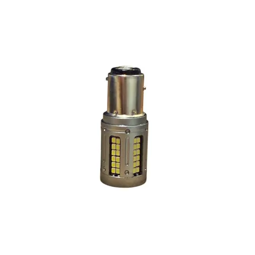 Becuri LED Canbus P21/5W BAY15d 1157 84 SMD 12V-24V 25W 1000 lm 2 faze nonpolar lumina alba set 2 bucati — imaginea 2