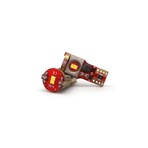 Becuri LED Canbus T10 W5W 12V 6 SMD 1616 320 lm 5500K unghi 360 grade set 2 bucati — imaginea 3