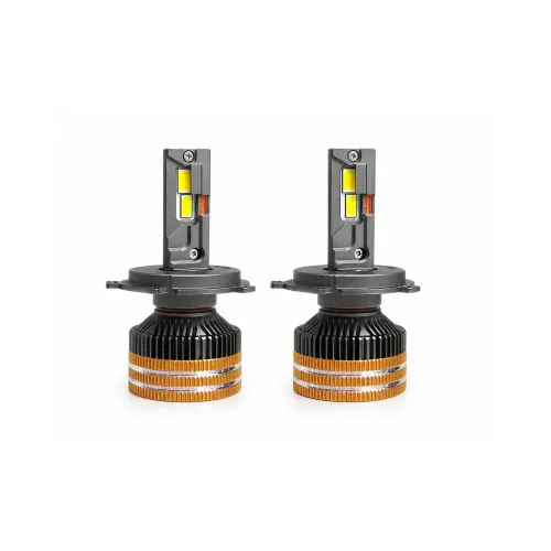 Becuri LED H4 2 faze Canbus cu control prin aplicatie Bluetooth 90W 15000 lumeni 3000K-8000K 12-24V