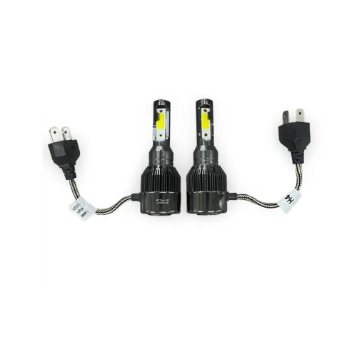 Becuri LED H4 doua faze 30W 4800 lumeni 6000K 12V-24V set 2 bucati — imaginea 2