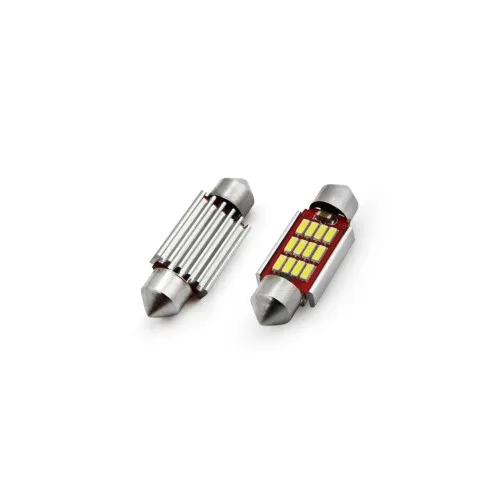 Becuri LED sofit Canbus 31 mm 12 SMD 12V corp aluminiu set 2 bucati