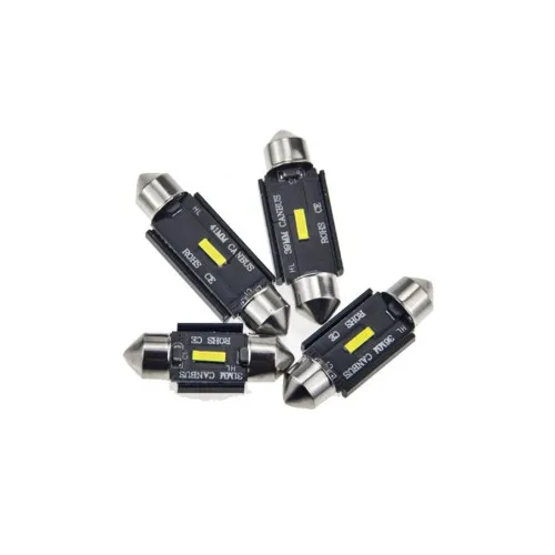 Becuri LED sofit Canbus SMD 1860 31 mm 12V 5W 300 lm 6000K alb set — imaginea 3
