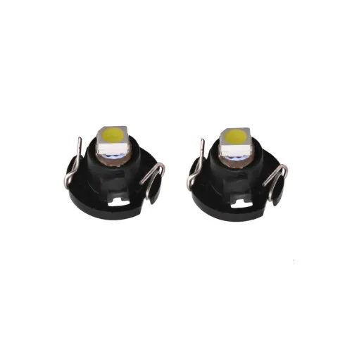 Becuri LED T4.2 1 SMD 5050 8 lumeni 12V lumina rosie sau albastra set 2 bucati