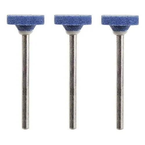 Biaxuri rotunde plate Proxxon Micromot Ø13mm din corindon, pachet 3 bucati