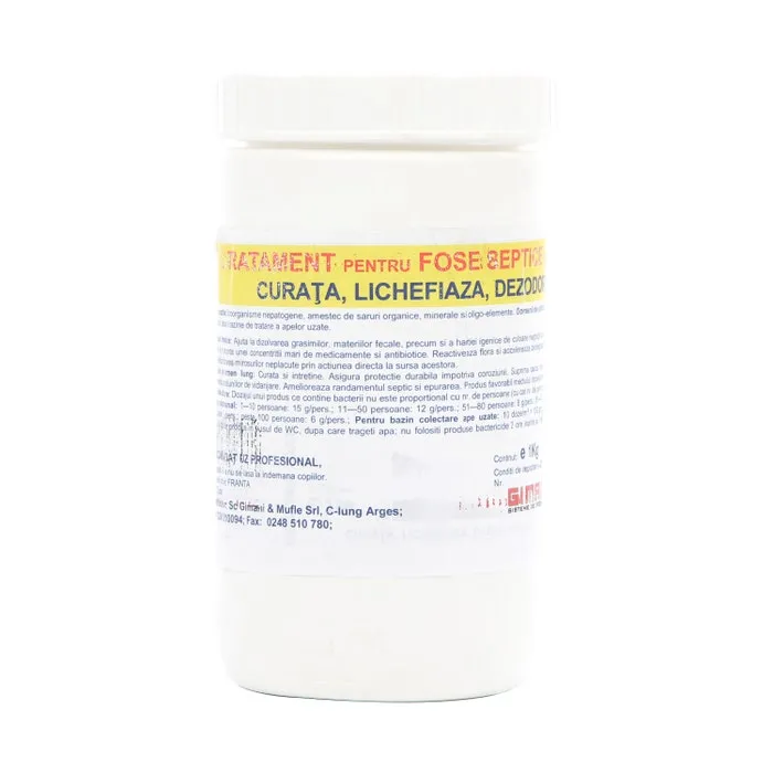 Bioactivator (tratament) pentru fose, 1 kg
