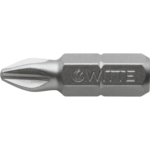 Bit surubelnita cruce Witte 1/4" PH1 25mm, otel inoxidabil