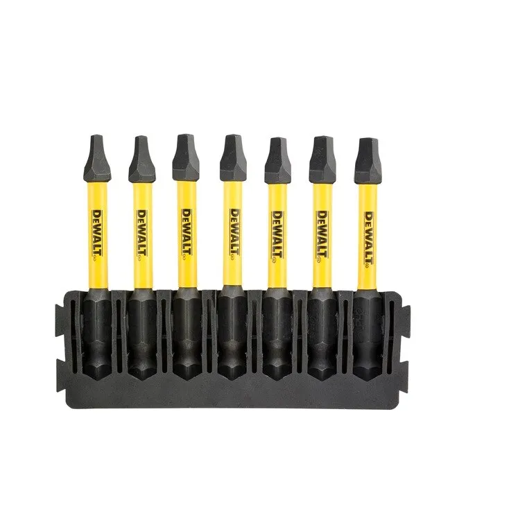 Biti profil patrat SQ 57MM, 7 piese, Dewalt, DT70824