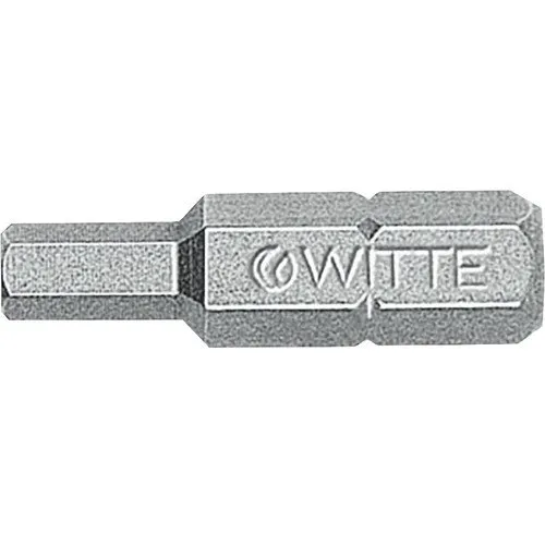 Biti surubelnita hexagon Witte Industrie 1/4 4mm 25mm, pachet 2 bucati