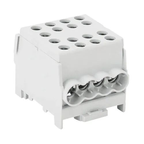 Bloc distribuitor Elvon monofazat 125A gri