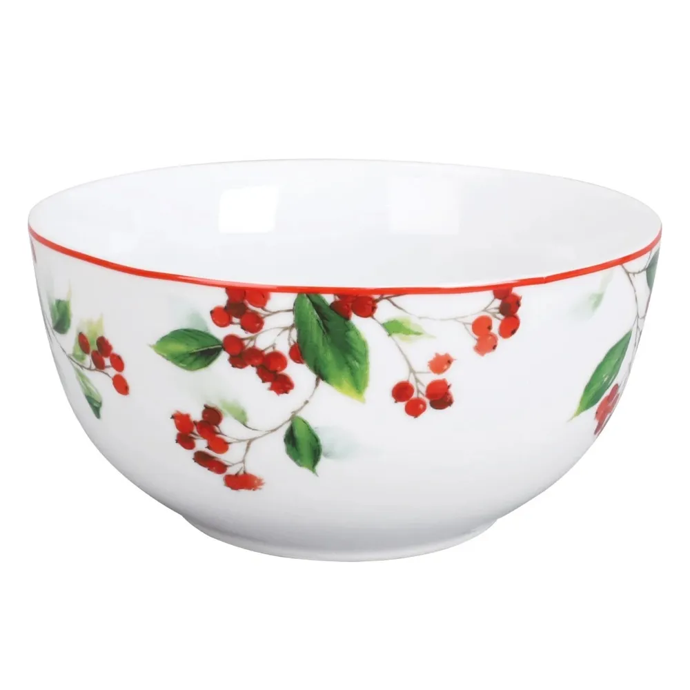 Bol Craciun EP3902, pentru servirea mesei, portelan, multicolor, 14 cm