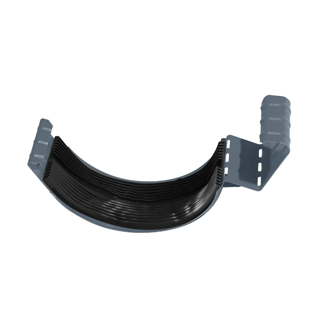 Bratara jgheab, metal, 150 mm, gri