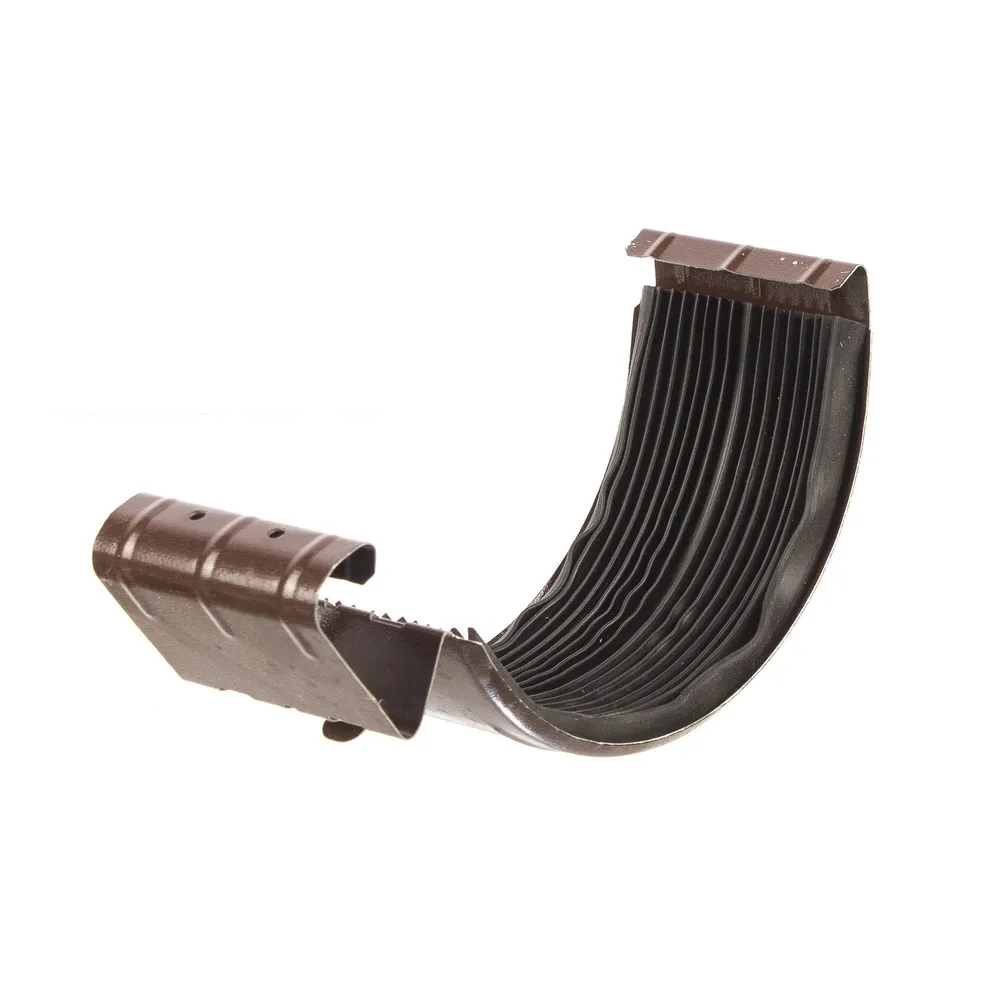 Bratara jgheab, metal, 150 mm, maro