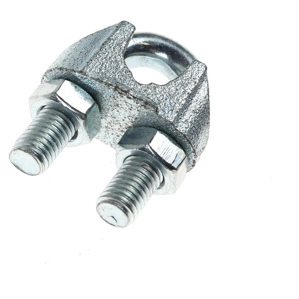 Brida zincata, Cablero ID011A16A, pentru legare cablu otel de 16 mm