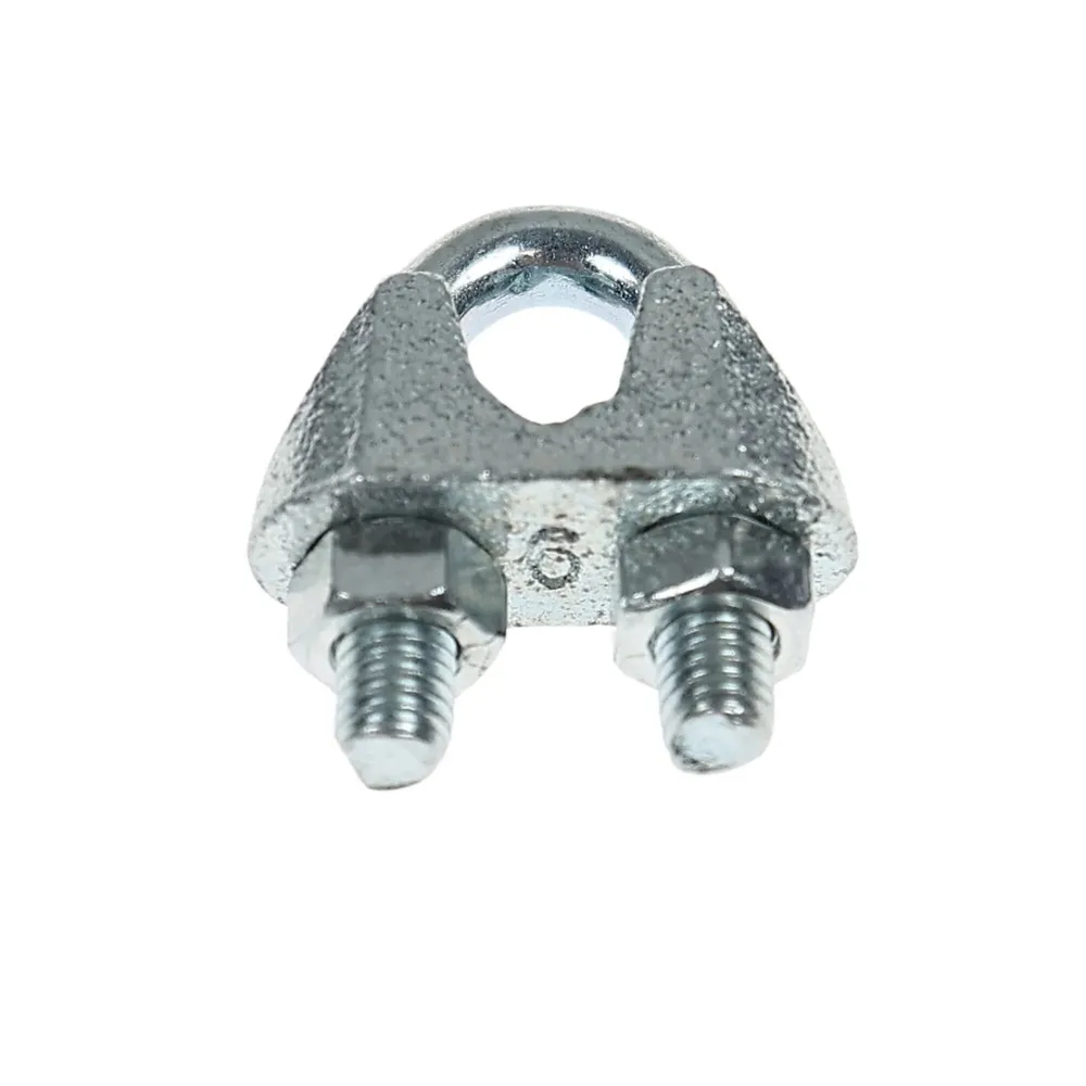 Brida zincata pentru legare cablu otel de 6 mm, Cablero CD011A06U